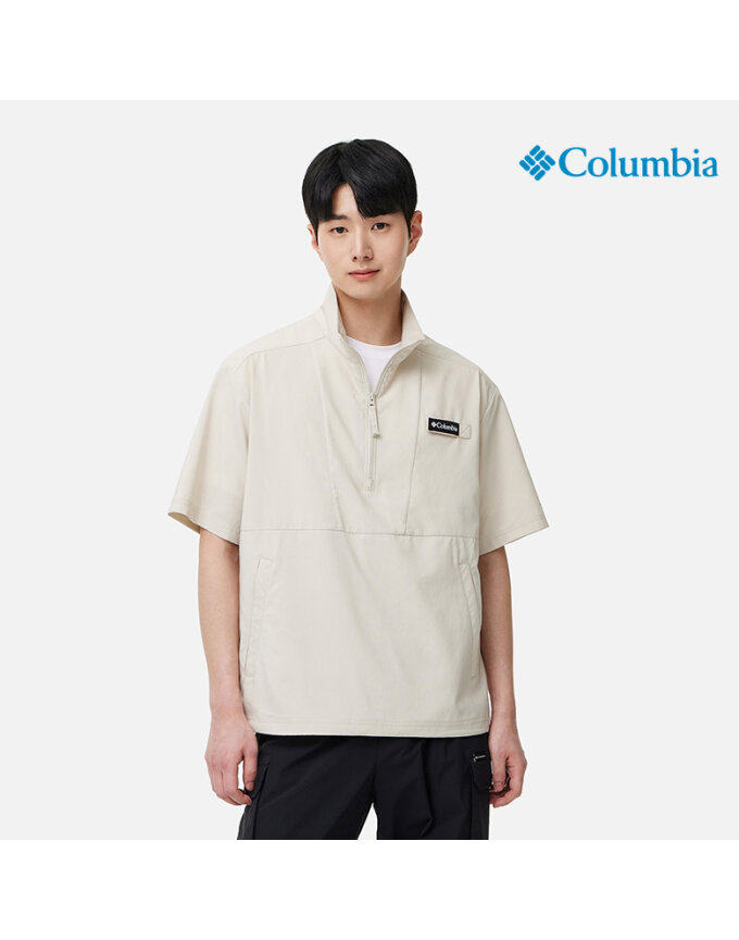 (남성) 페이커스 크레스트 하프 집업 티셔츠_C42YM6331278