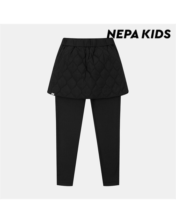 (키즈)블러썸 퀼팅 스커트 레깅스_KJ86802_C01