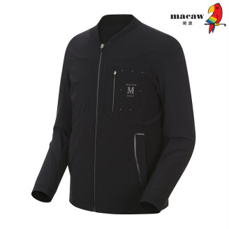(남성)프린트 집업 홑겹 웜업 블루종 점퍼 MNM1WJ61
