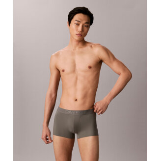 남성 CK 블랙 마이크로파이버 스트레치 로우 라이즈 트렁크_NB4713SZ9