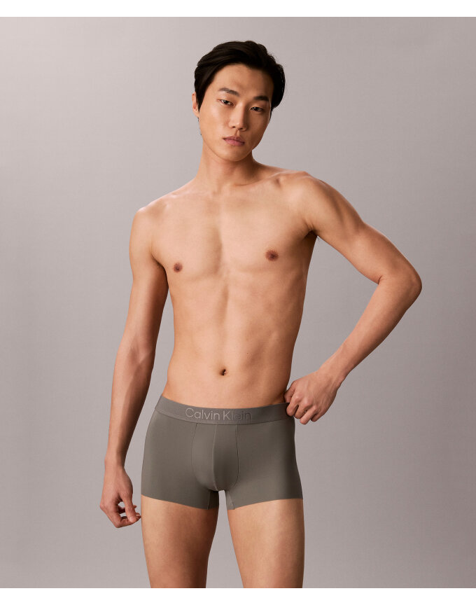 남성 CK 블랙 마이크로파이버 스트레치 로우 라이즈 트렁크_NB4713SZ9