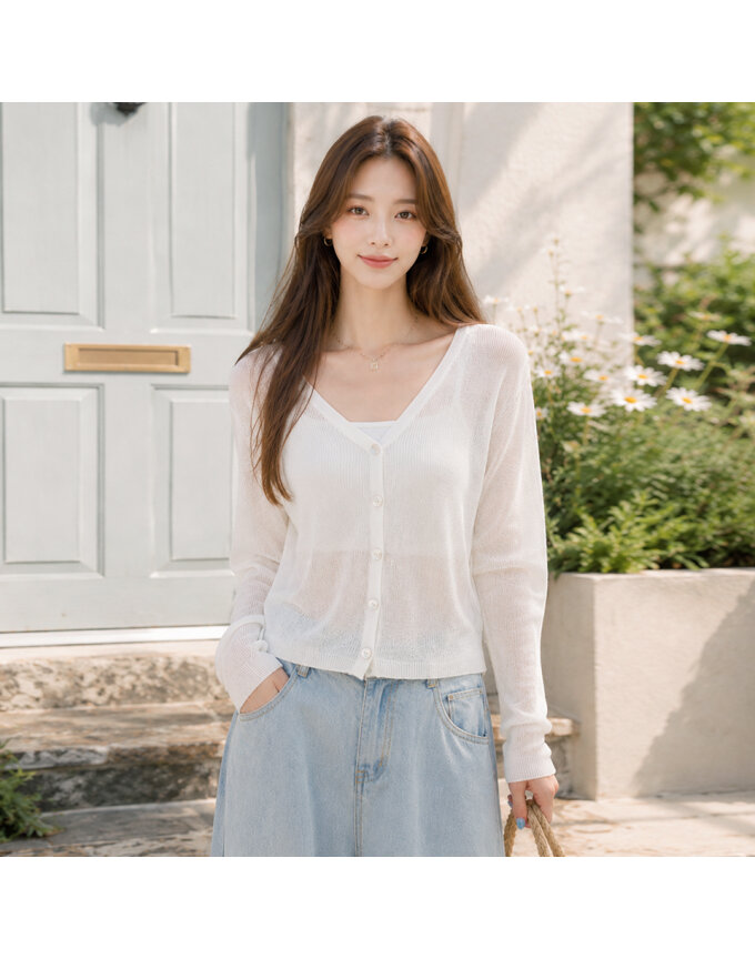 [귈림] 브이넥 썸머가디건(G4MKN001P)