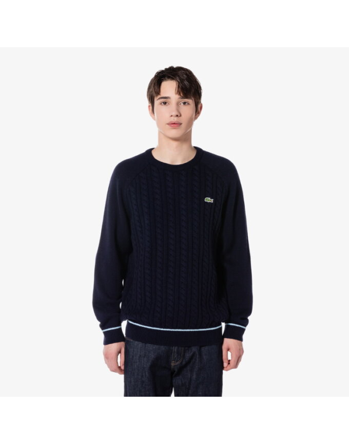 (남성) 케이블 라운드 스웨터_AH806E-54N_HDE