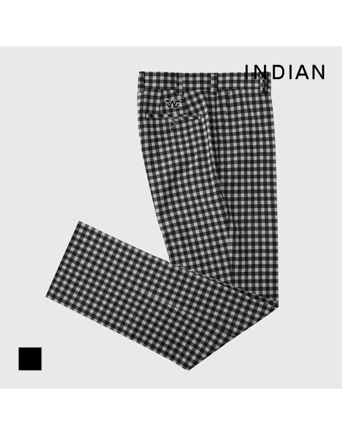 [INDIAN] 폴리스판 체크바지_MIGDLYM2421