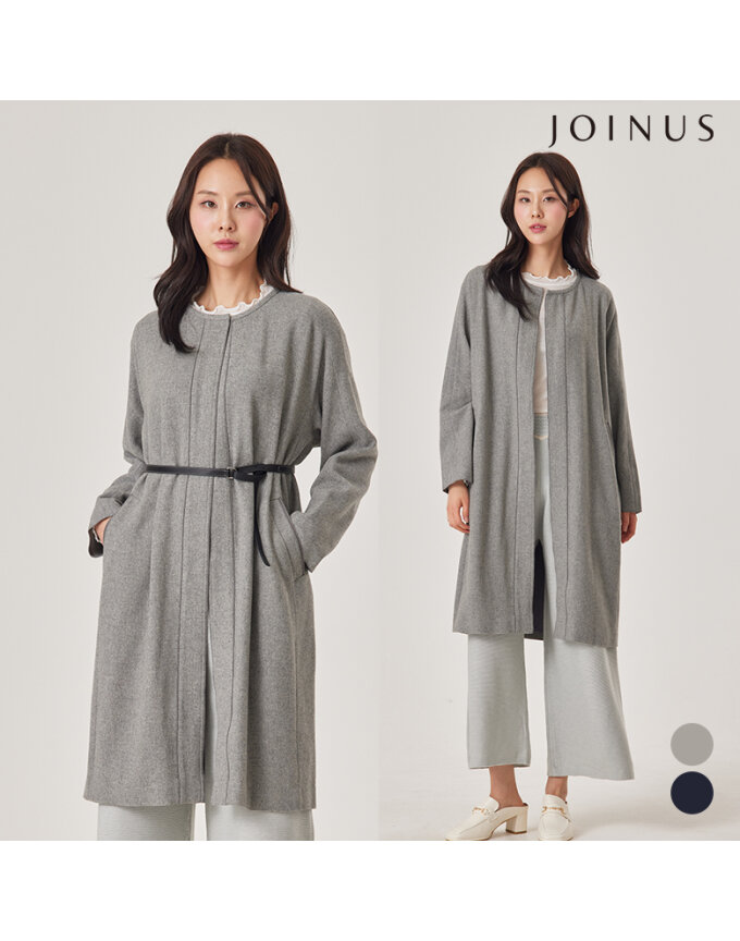 루즈핏 스티치 포인트 코트_JACS1-WCH110