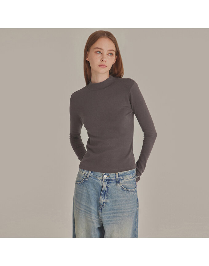 BASIC MOCK NECK TOP_T426TP116