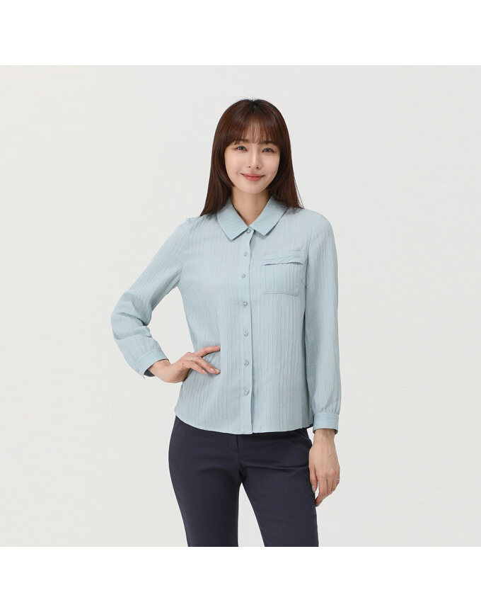포켓 디테일 블라우스_1K22502