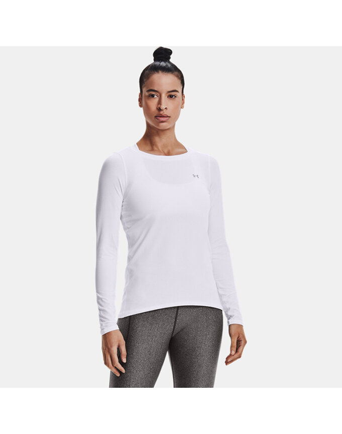 UA HeatGear 아머 여성 긴팔 티셔츠_1328966-100