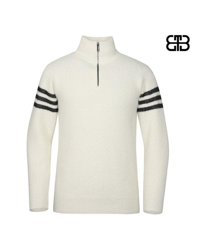 베러댄버디 남자 서드라인 집업 긴팔 골프티셔츠