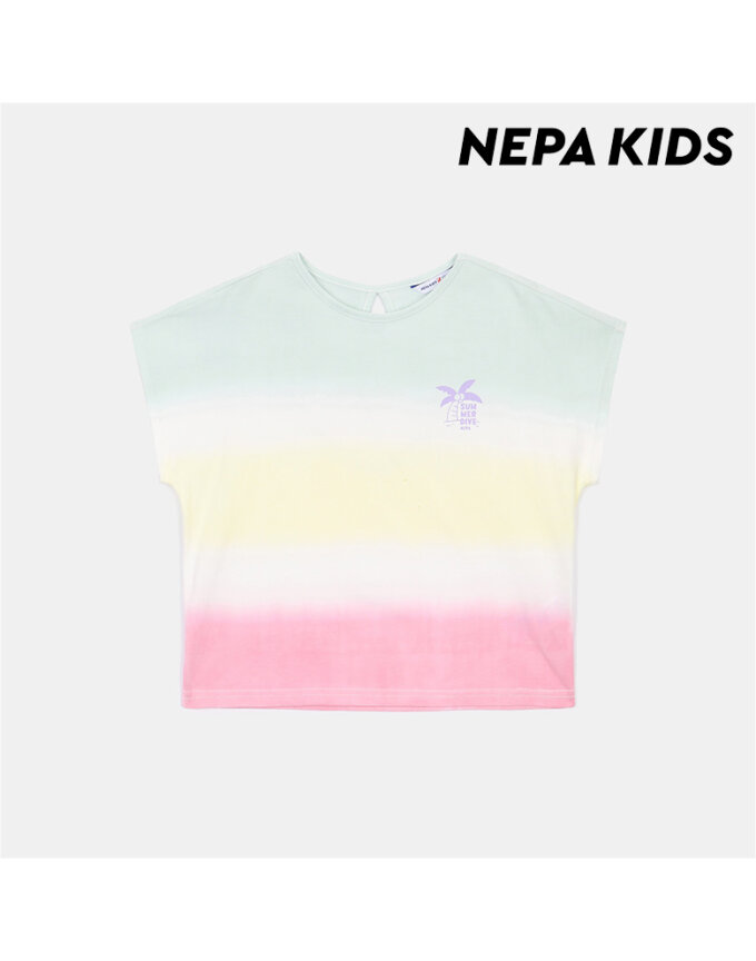 (키즈)컬러풀 크롭 티셔츠_KK45312_H26