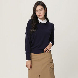 (여성)블루종 스타일 스웨터 HF1WSW002