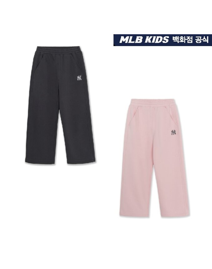 [AK원주점] [MLB KIDS] 스트릿 걸즈 스몰로고 와이드 팬츠 _ 7FPTB1764