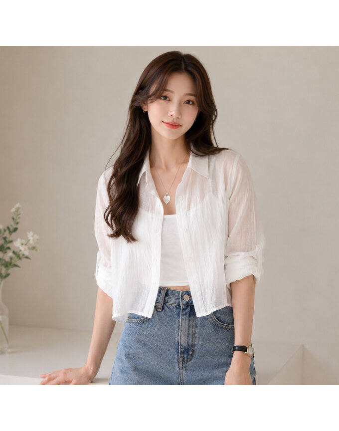 [귈림] 린넨 루즈핏 셔츠(G4MBL018P)