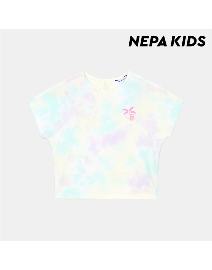 (키즈)컬러풀 크롭 티셔츠_KK45312_N21