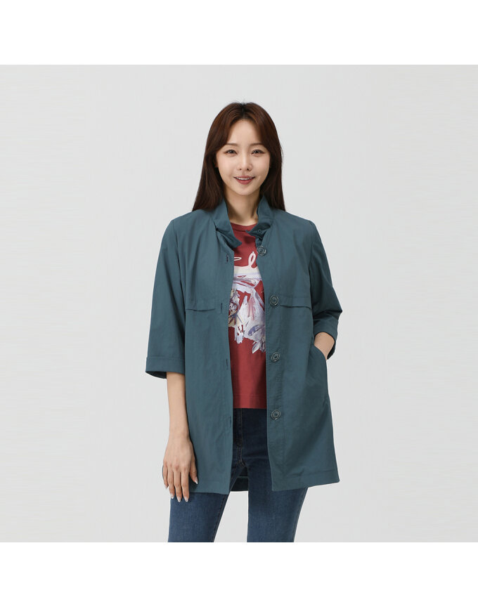 프릴넥 싱글 코트_1K41101
