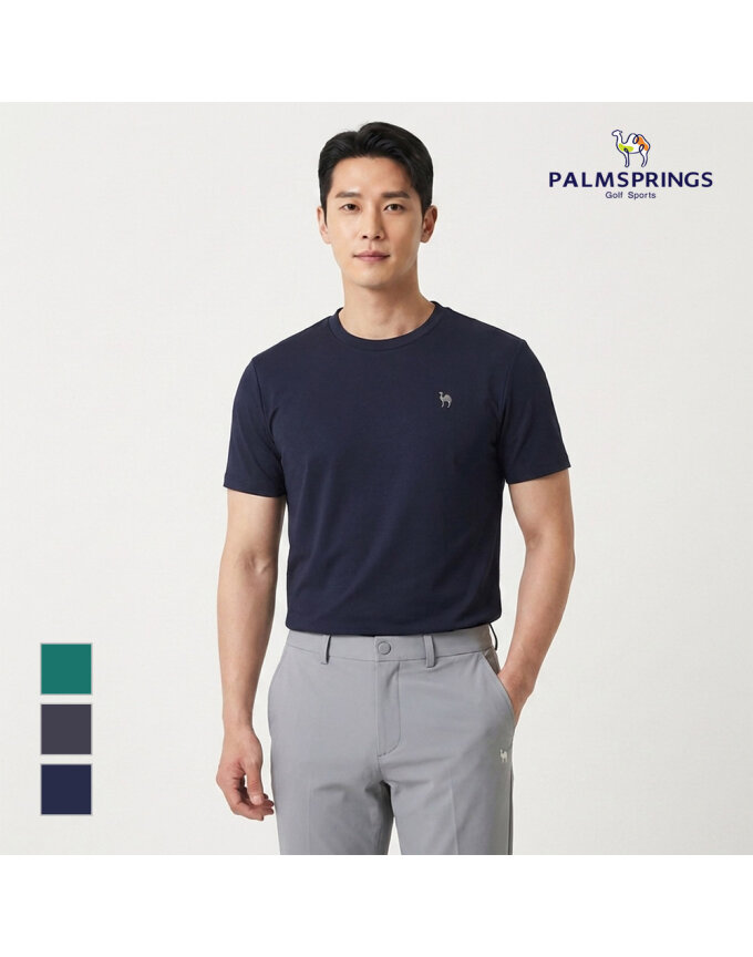 [팜스프링스] 남성 소로나 라운드넥 반팔티셔츠_STRM262192