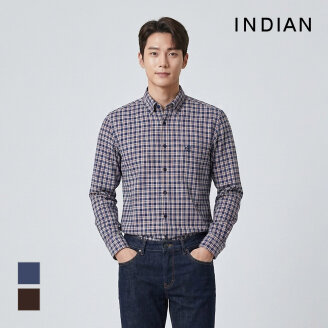 [INDIAN] 잔체크 셔츠_MITNL5F8301