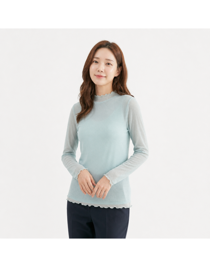 [올포유] 여성 메쉬 베이스레이어 티셔츠 ALTHN1221-830