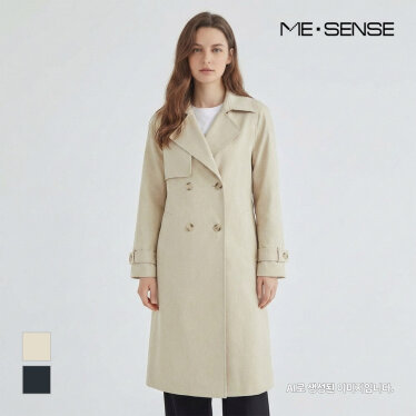 [미센스] 벨티드 롱 트렌치코트_MB42BBM102A