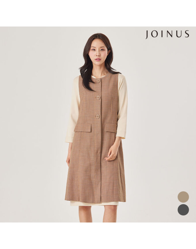 스완 원피스형 롱 베스트_JACS2-WVT200