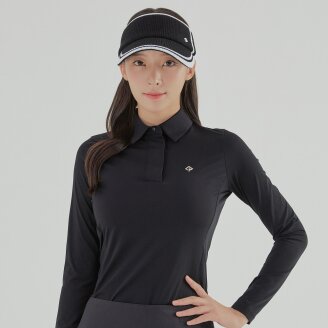 여성 베이직 절개 카라 티셔츠 RWTYL7102-199