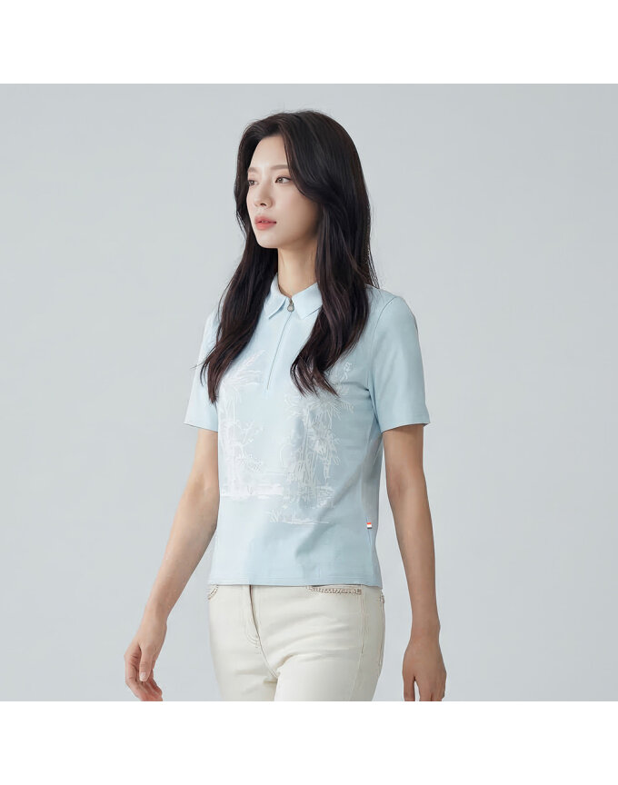 프린트 제에리 티셔츠_QJ45134