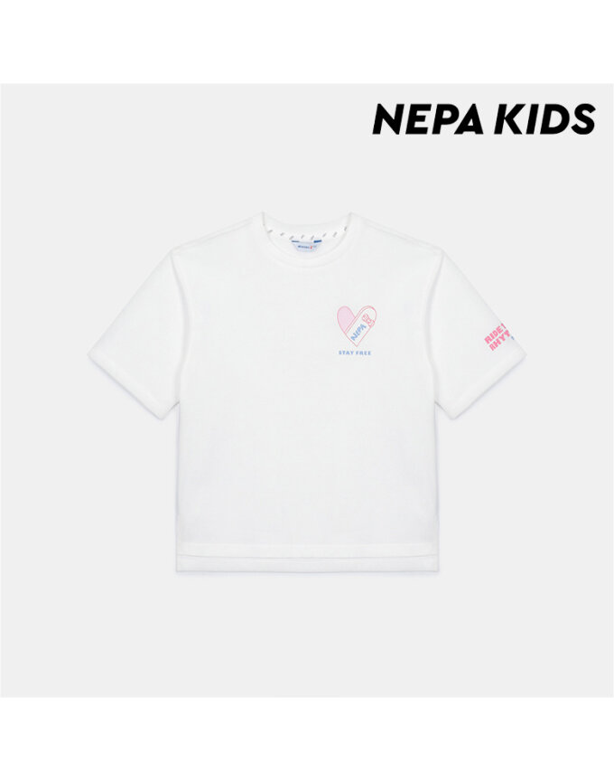 (키즈)걸즈 루즈 티셔츠_KK45306_A01