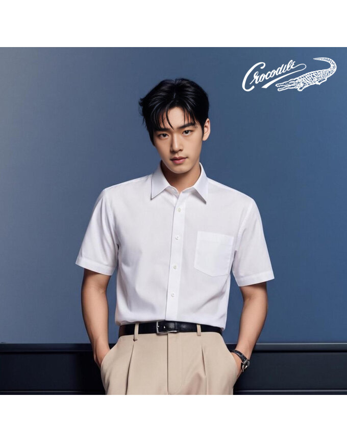 남성 스트라이프 노멀핏 반팔셔츠 CDAA2YS2404