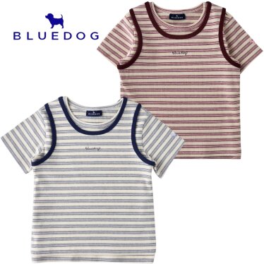 [AK수원점] [블루독] STRIPE골지티셔츠SET(26375-332-57/58)아동 초딩 반팔티