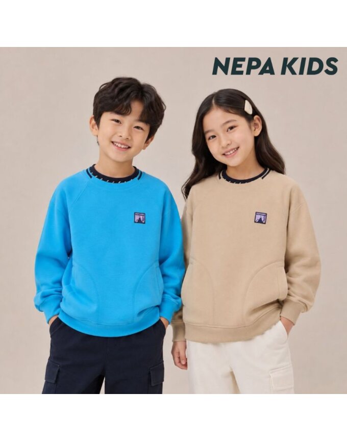 (키즈)코지 포켓 맨투맨_KHF5305