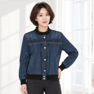 블루종 데님 점퍼 안감 퀼팅 HCDWJP203