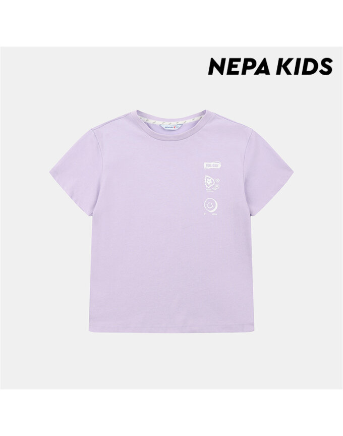 (키즈)라니 크롭 티셔츠_KJ45337_N01