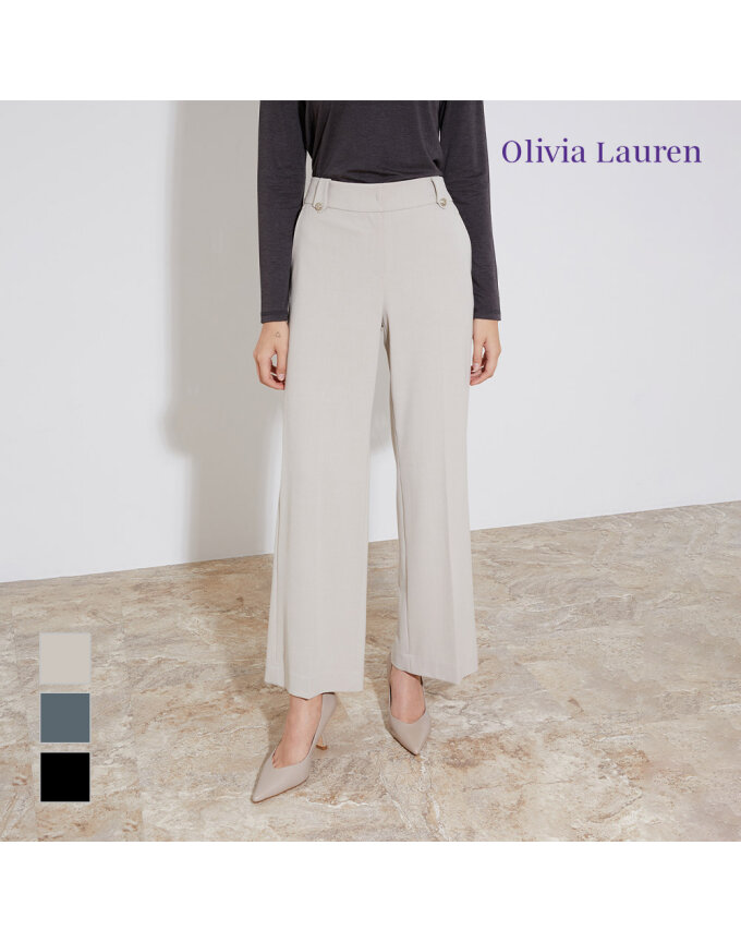[OLIVIA LAUREN] 와이드 슬릿 팬츠_VOCDL3S1211