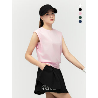 듀빅 여성 오버핏 브루종 민소매 티셔츠 DD2WTS107