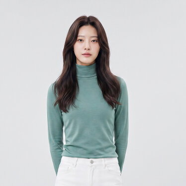 솔리드 목크넥 티셔츠_1J85480