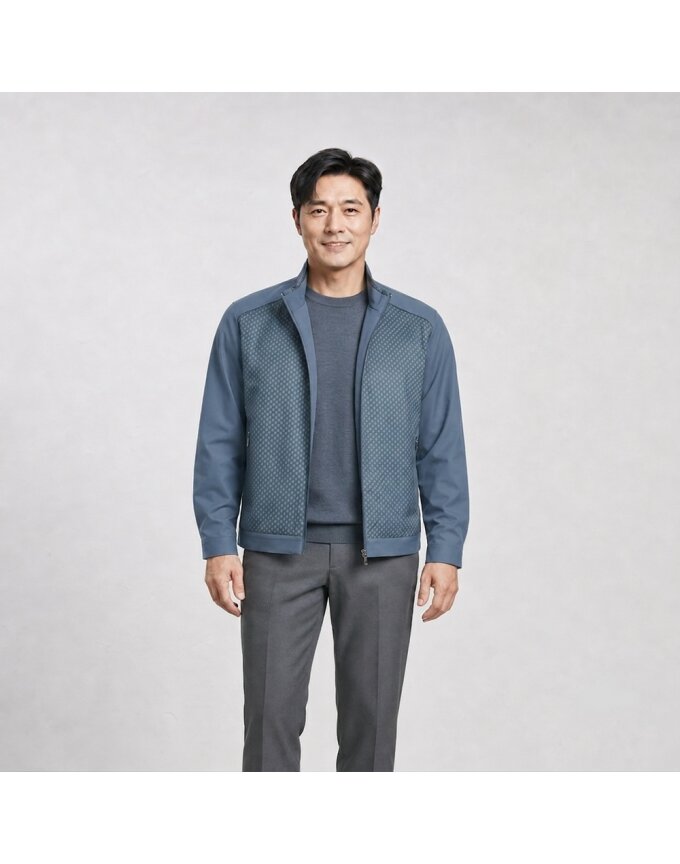 남성 국산 비즈니스 다이아패턴 점퍼 HA-JUA-53_54_55