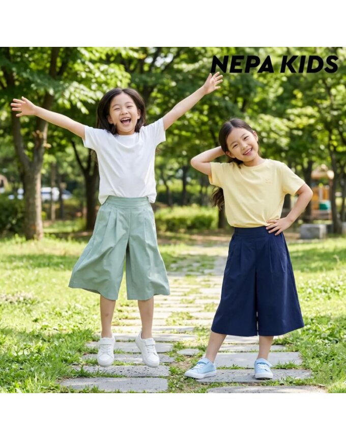 (키즈)여아 와이드 팬츠_KI21605