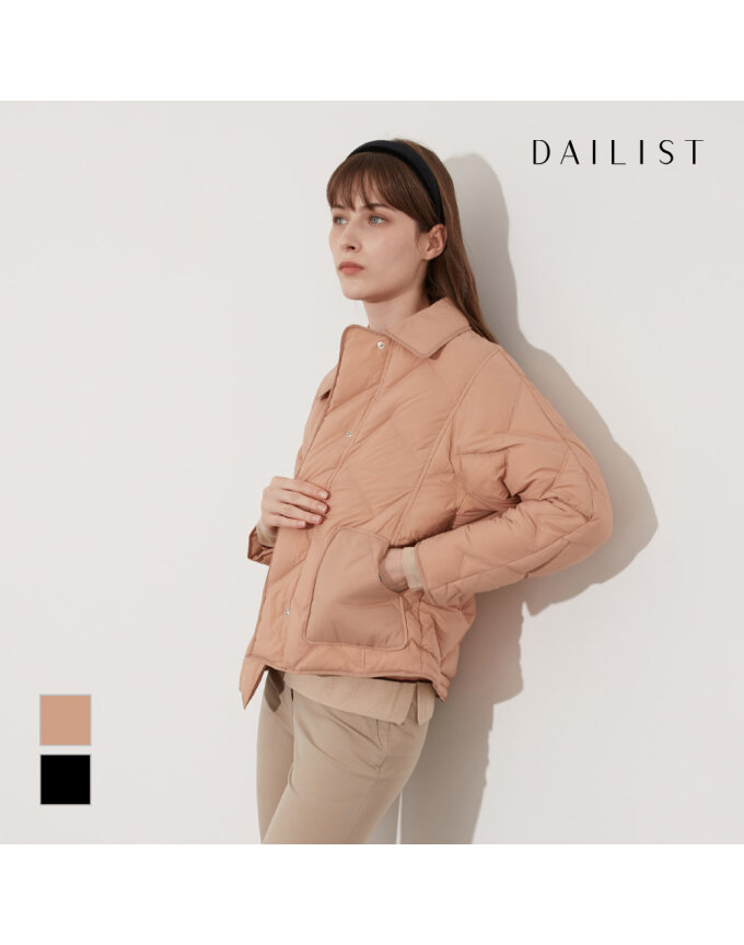[DAILIST] 지그재그 퀼팅 다운점퍼_MDEKD3SC321