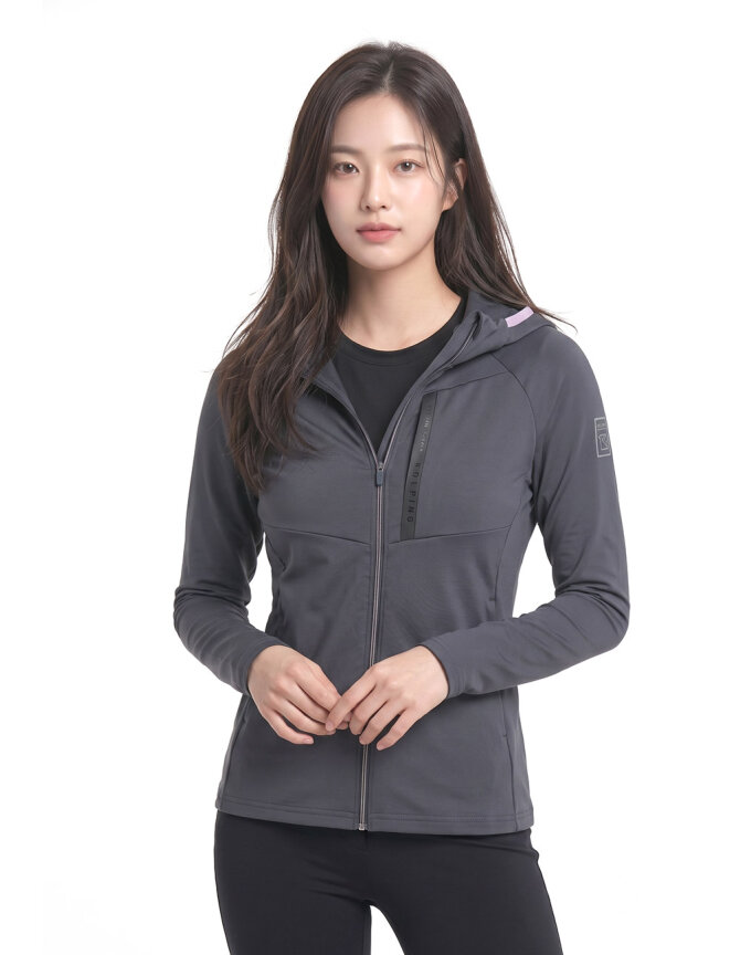 콜핑 여성 겨울 스트레치 핏 스포티 등산 바람막이 자켓 24654JK12W
