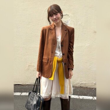 [AK분당점] [올리브데올리브] 올리브데올리브 싱글 쓰리버튼 스웨이드 자켓 OL6XJ880