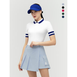 듀빅 여성 골조직 5부 소매 반팔티셔츠 DD2WTS110