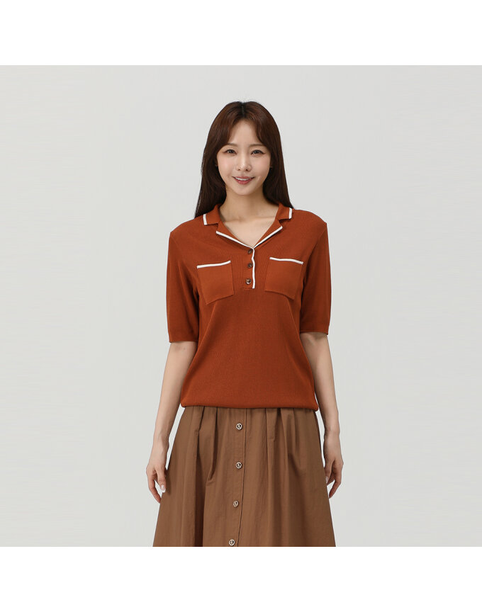 프리미엄 립조직 카라변형 풀오버_1J44001