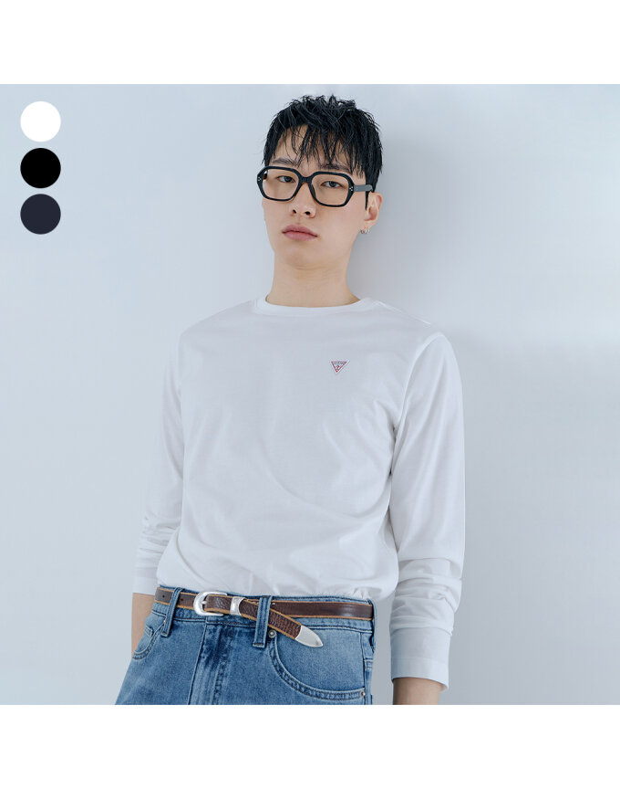 [ON] 레귤러핏 라운드 긴팔티셔츠 NQ1KE401