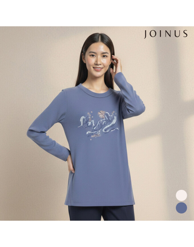 자수 로고 디테일 티셔츠_JAAS2-CKL010
