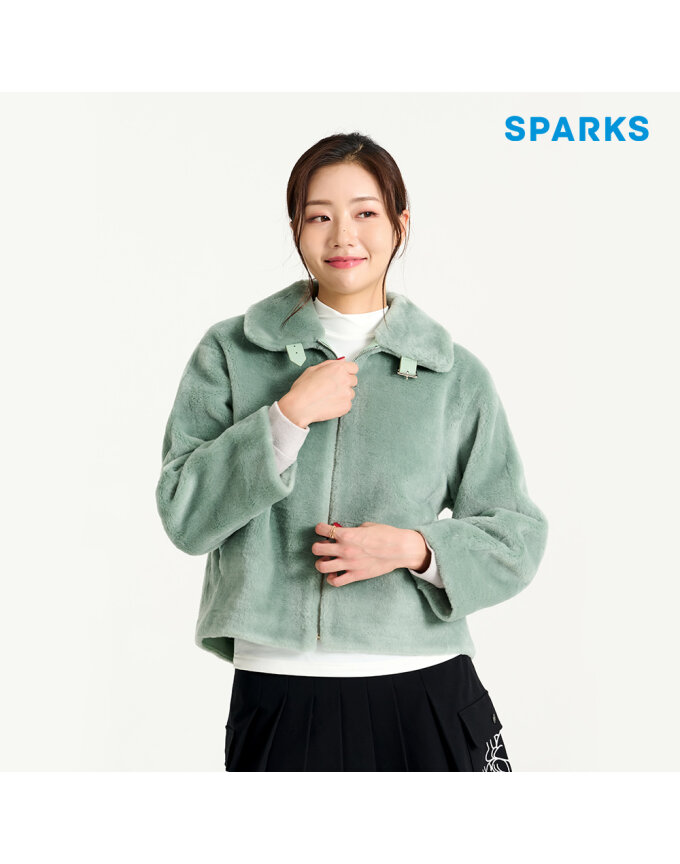 [스팍스]여성 리버시블 양모 무스탕 자켓 HM4LJP088