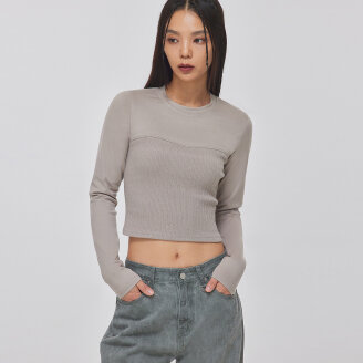 LIKE LAYERED LONG SLEEVE TOP_T326TP117