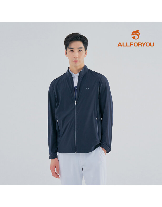 [올포유] [모델착장] 남성 솔리드 펀칭 믹스 점퍼 AMJUM3461-915