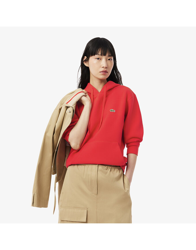(여성) 더블페이스 피케 후드 스웻셔츠_SF8346-55G_ZBG