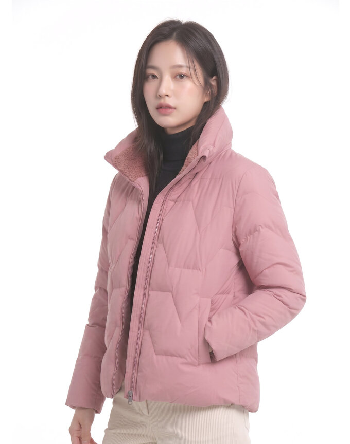 콜핑 여성 겨울 후드 덕 등산 패딩 자켓 24654JK08W