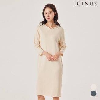 턴업 튤립 카라 니트 원피스_JACS2-WSO100